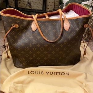 Louis Vuitton Neverfull bag.